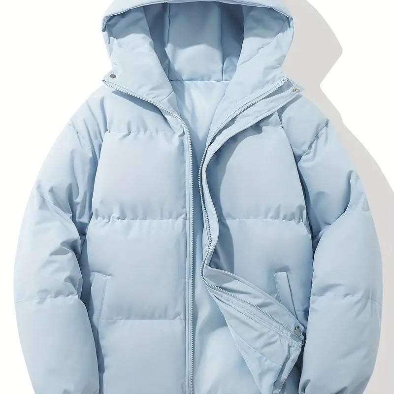 Women's Hooded Puffer Jacket | Warm & Cozy Winter Style