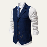 Men's Classic Tweed Suit Gilet | Timeless Sophistication