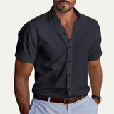 Men's Casual Business Button-Up Shirt | Professional Comfort & Versatile Style