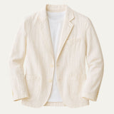 Men's Linen Summer Blazer | Breathable Elegance for Weddings