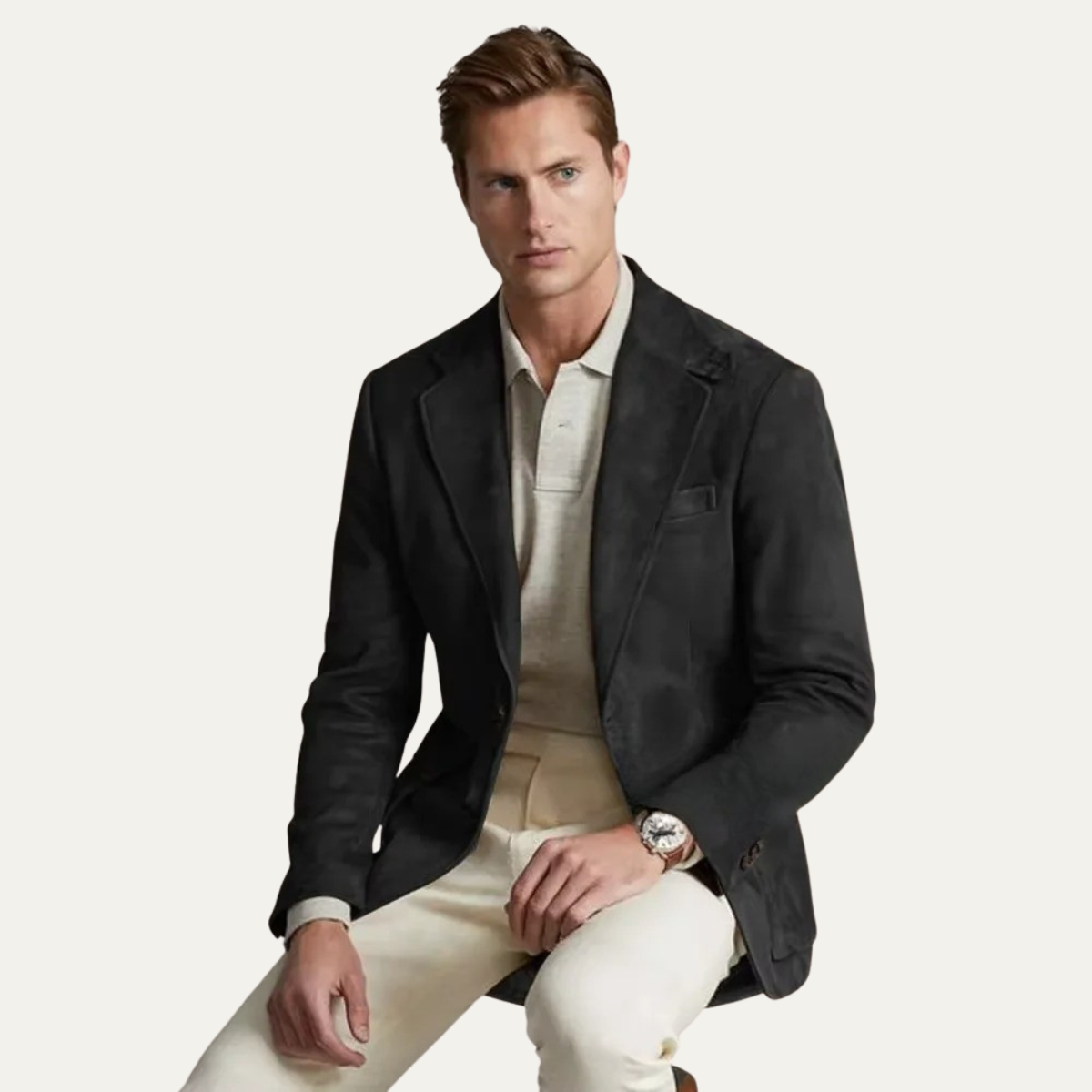 Men's Suede Blazer | Classic Comfort & Timeless Style