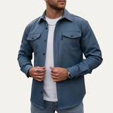 Men's Cotton Blend Button Up Shirt | Modern Comfort, Classic Style