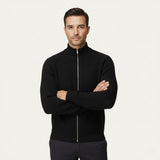 Men's Merino Wool Zip Up Cardigan | Premium Comfort, Timeless Elegance