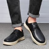 Men's Leather Look Sneakers | Comfortable, Stylish
