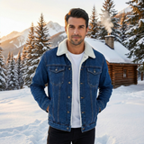 Men's Fleece Lined Denim Jacket | Warm, Classic Style