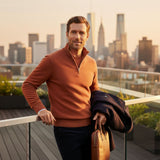Men's Quarter Zip Sweater | Modern Comfort Style