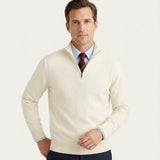 Men's Quarter Zip Sweater | Modern Comfort Style
