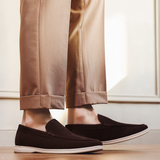 Men's Suede Slip On Loafers | Lightweight Casual Comfort