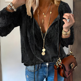 Boho V-Neck Blouse | Effortless Elegance, Free-Spirited Style