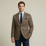 Men's Herringbone Wool Blazer | Classic Professional Style