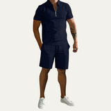 Men's Polo Shirt and Shorts Set | Effortless Summer Style
