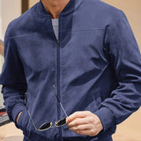 Men's Lightweight Zip-Up Jacket - Everyday Casual Layer