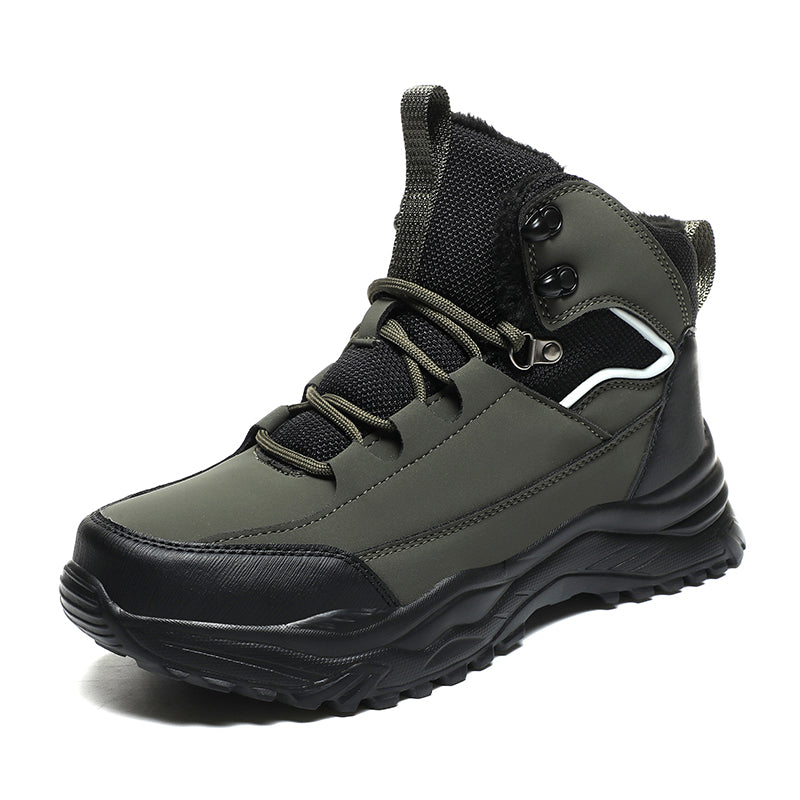 Men's Leather Winter Boots – Water-Resistant Cold Weather Boots