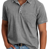 Men's Classic Polo Shirt – Refined Fit Short Sleeve Casual Top