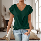 Casual Sweetheart Neck T-Shirt | Effortless Summer Elegance