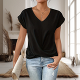 Casual Sweetheart Neck T-Shirt | Effortless Summer Elegance