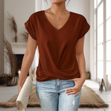 Casual Sweetheart Neck T-Shirt | Effortless Summer Elegance