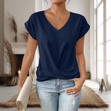 Casual Sweetheart Neck T-Shirt | Effortless Summer Elegance