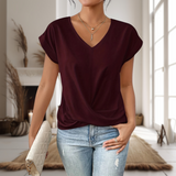 Casual Sweetheart Neck T-Shirt | Effortless Summer Elegance