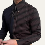 Men's Vintage Button Up Shirt | Classic Turn Down Collar Style