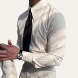 Men's Vintage Button Up Shirt | Classic Turn Down Collar Style