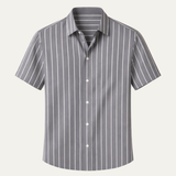 Men's Striped Summer Shirt | Breathable, Casual Style