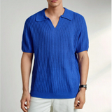 Men's Knitted Polo Shirt | Classic Comfort & Timeless Style