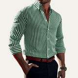 Men's Striped Button-Down Shirt | Casual Summer Style