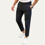 Men's Business Dress Pants | Slim Fit Stretch Comfort