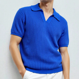 Men's Knitted Polo Shirt | Classic Comfort & Timeless Style