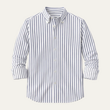 Men's Retro Button Down Striped Shirt | Classic Vintage Style