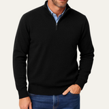 Men's Quarter Zip Sweater | Lightweight Comfort & Timeless Style