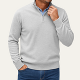 Men's Quarter Zip Sweater | Lightweight Comfort & Timeless Style