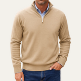 Men's Quarter Zip Sweater | Lightweight Comfort & Timeless Style