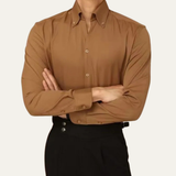 Men's Slim Fit Dress Shirt | Elegant Pointed Collar Style