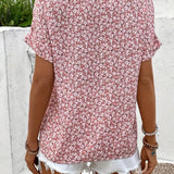 Women's Floral Print Blouse | Timeless Elegance & Versatile Style