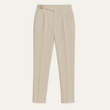 Men's Tailored Pleated Pants | High Waisted, Sophisticated Style