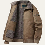 Men's Shearling Winter Bomber Jacket | Ultimate Warmth, Classic Style
