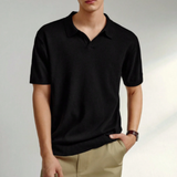 Men's Knitted Polo Shirt | Classic Comfort & Timeless Style