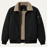 Men's Shearling Winter Bomber Jacket | Ultimate Warmth, Classic Style