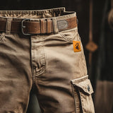 Men's Vintage Cargo Shorts – Relaxed Fit Utility Summer Shorts