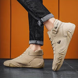 Men's Waterproof Winter Shoes - Warm Cold Weather Boots