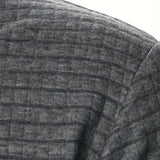Men's Textured Zip-Up Bomber Jacket - Stand-Collar Ribbed Trim