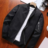 Men's Everyday Bomber Jacket - Tailored Zip-Up Casual Layer
