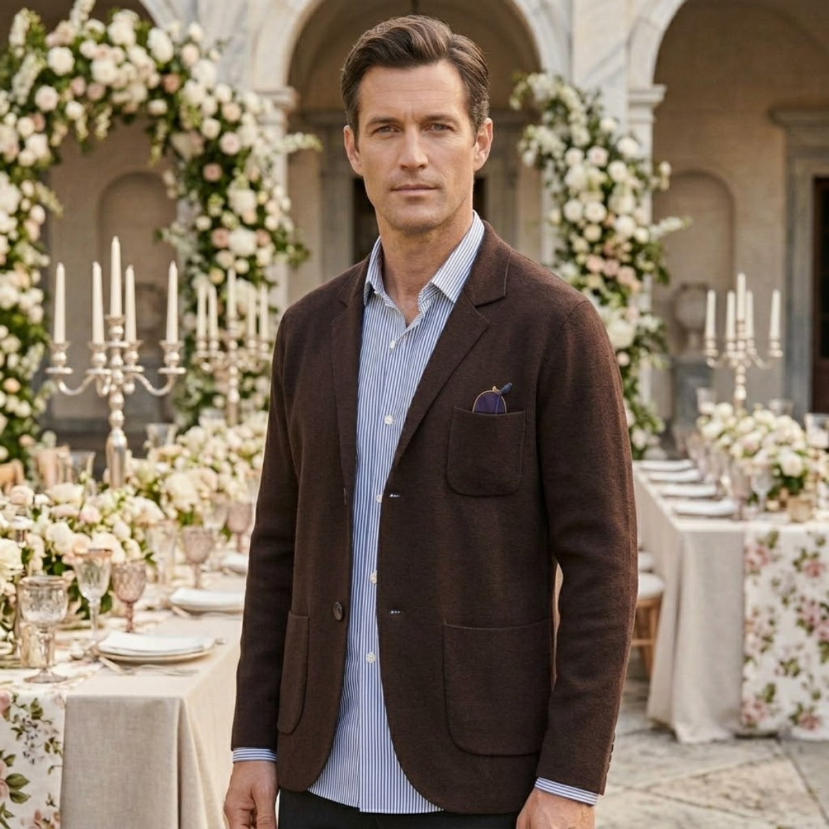 Summer Wedding Blazer Men | Lightweight Linen Elegance