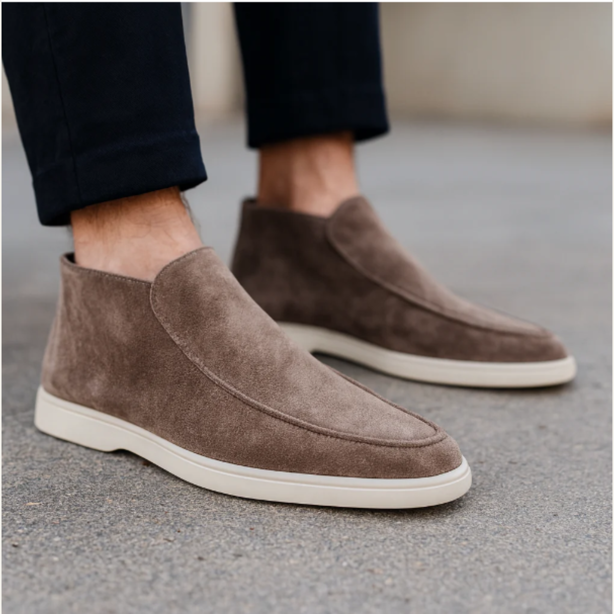 Men's Suede Loafers | Classic Smart Casual Elegance