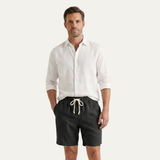 Men's Linen Drawstring Shorts | Comfortable Summer Style