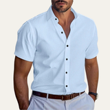 Men's Casual Business Button-Up Shirt | Professional Comfort & Versatile Style