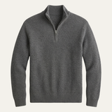 Men's Half Zip Merino Wool Sweater | Premium Comfort, Classic Style