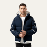 London Men's Waterproof Puffer Jacket | Luxury Winter Warmth & Urban Style